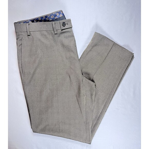 LAUREN Ralph Lauren Men's Dress Pants Slacks 36x30L Brown Trousers Khaki - Picture 1 of 11